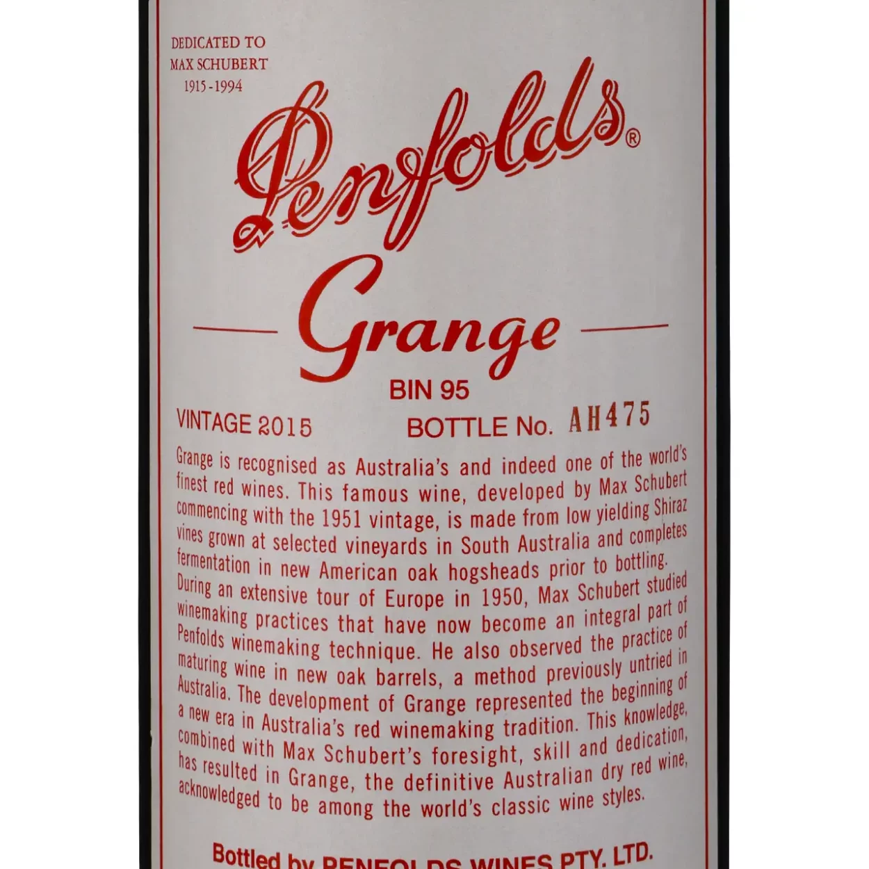 Penfolds Grange BIN 95 2015