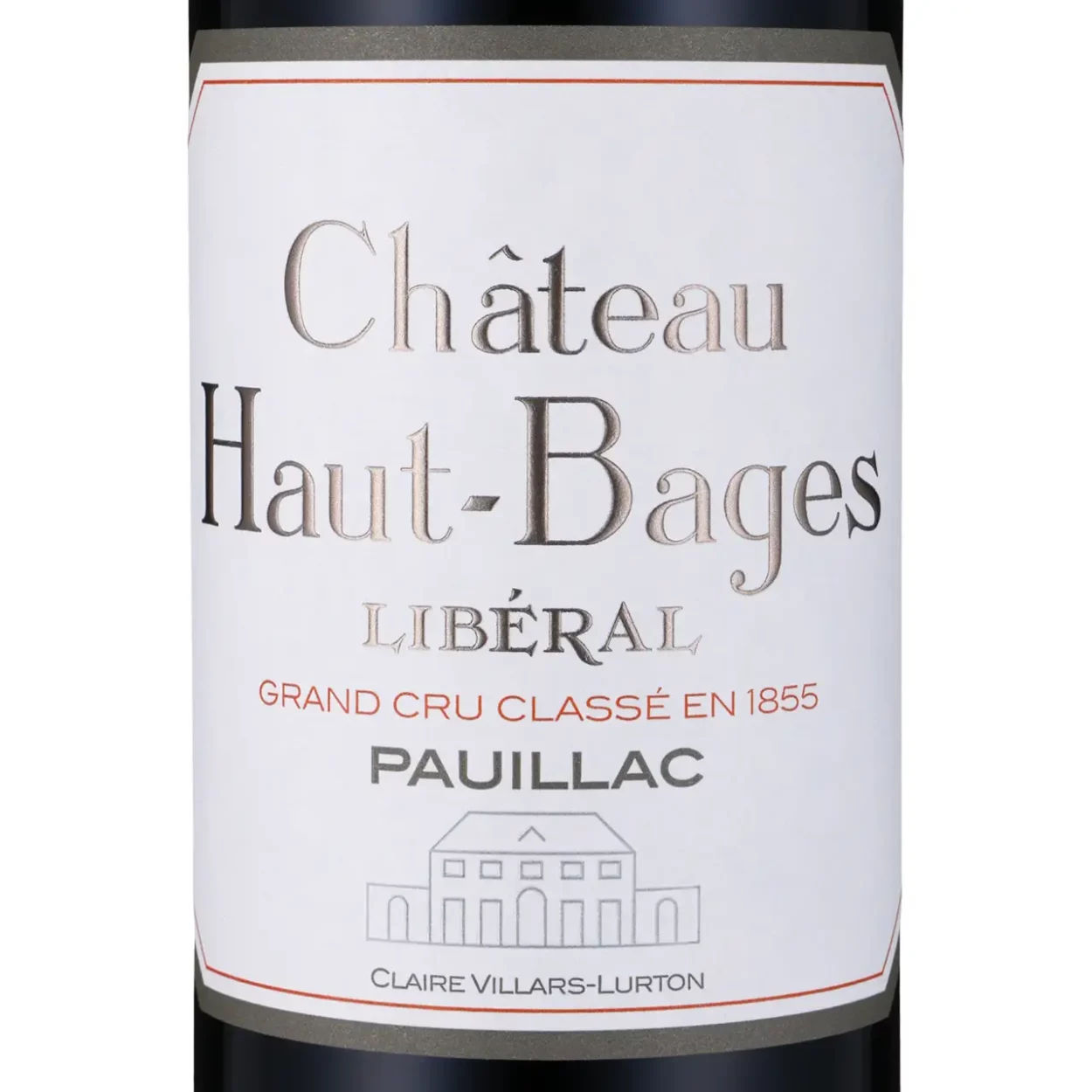 Château Haut-Bages Libéral - Rotwein - Etikett