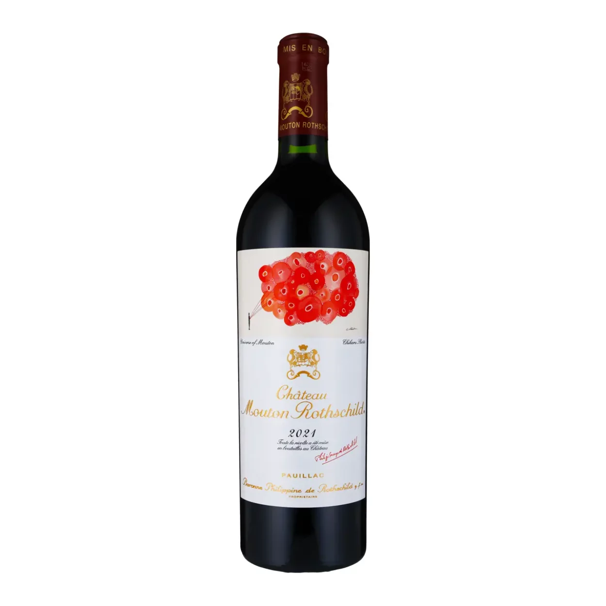 Château Mouton Rothschild 2021 - Rotwein - Vorderseite