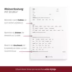 Seltene Weine - Notizblock »Wine Tasting« - Weinverkostung (DIN A5) - Produkt 3