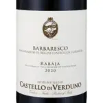 Castello di Verduno Barbaresco Rabaja 2020 - Rotwein - Etikett