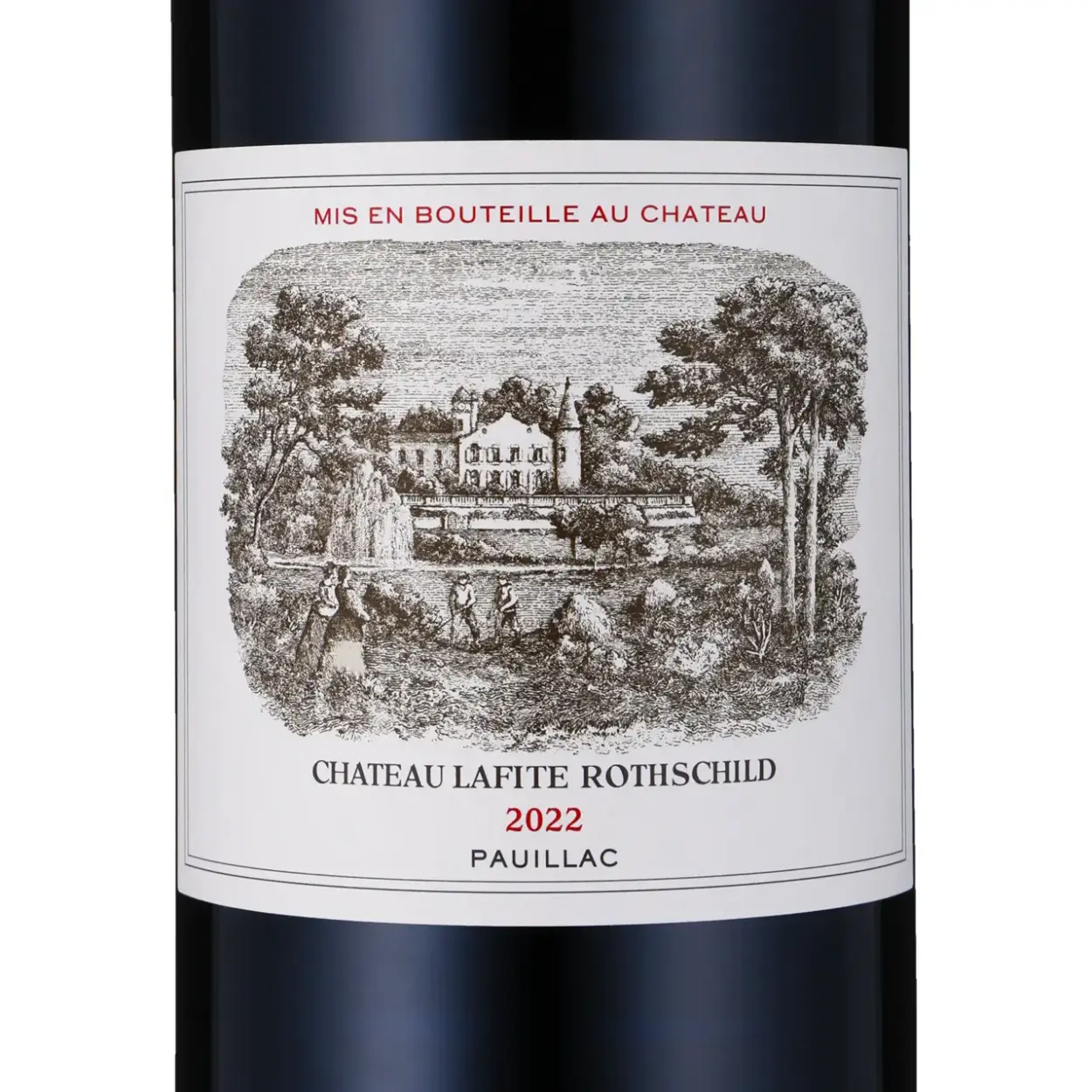 Château Lafite-Rothschild 2022 - Rotwein - Etikett