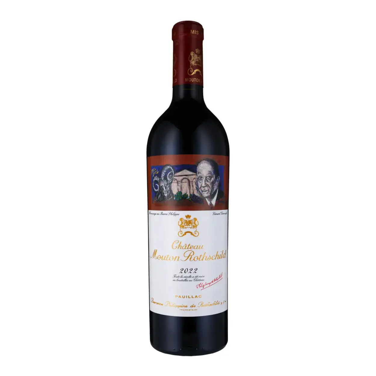 Château Mouton Rothschild 2022 - Rotwein - Vorderseite