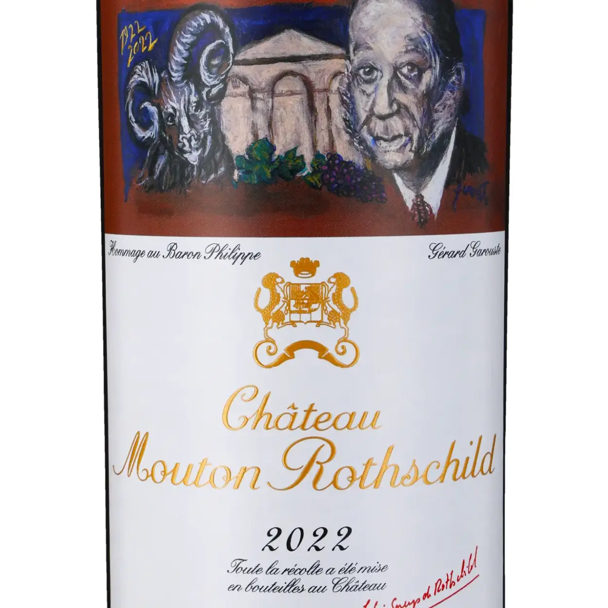 Château Mouton Rothschild 2022 - Rotwein - Etikett