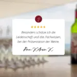 Seltene Weine - Events - Feedback - Ann-Kathrin K.