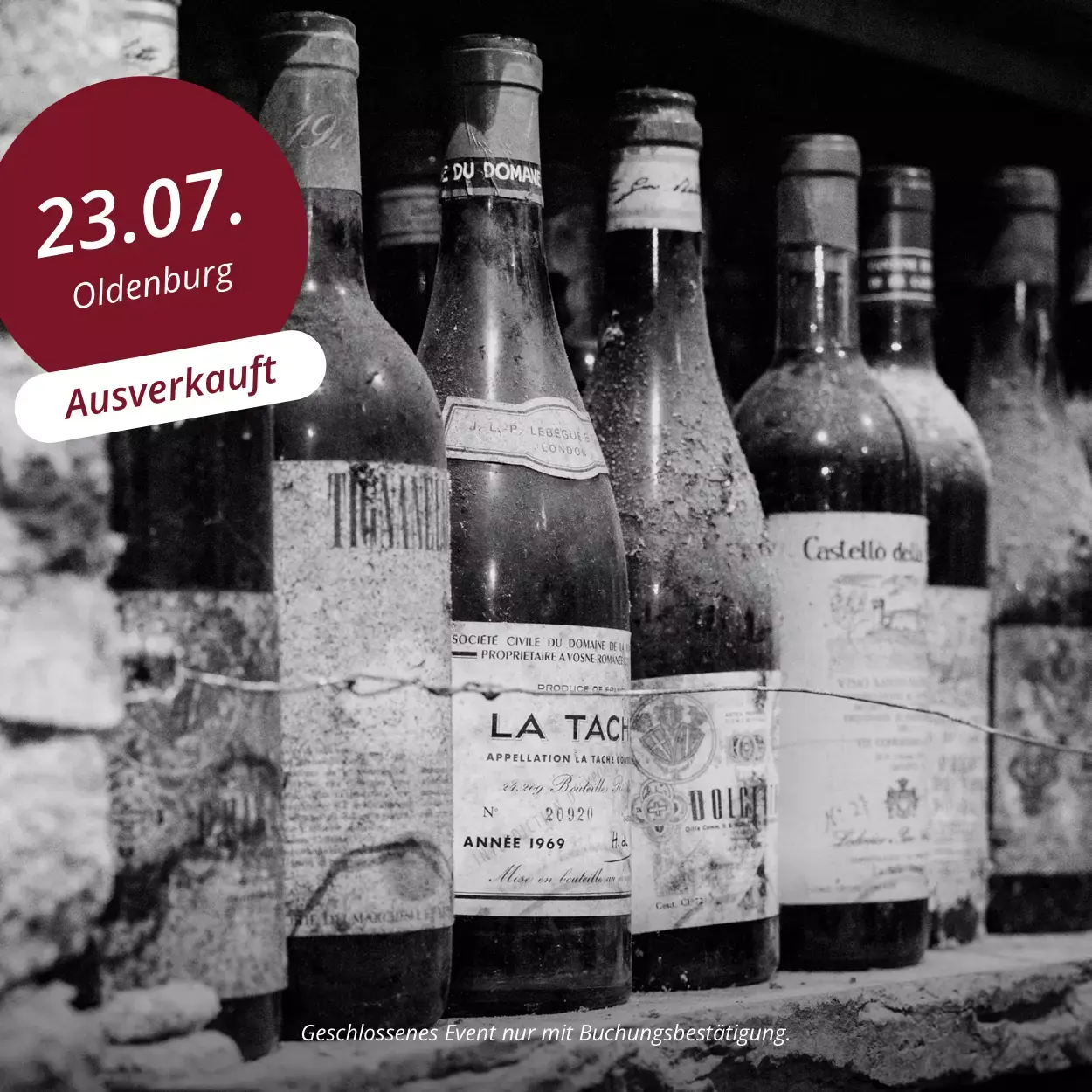 Weinprobe - Bring Your Own Bottle -23.07.2026 - Oldenburg - Ausverkauft