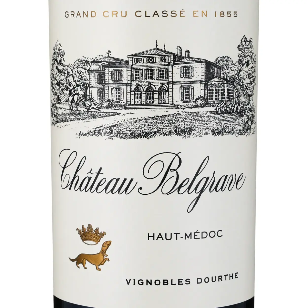 Château Belgrave - Rotwein - Etikett