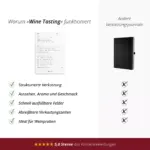 Seltene Weine - Wine Tasting - Notizblock für Weinverkostungen 4
