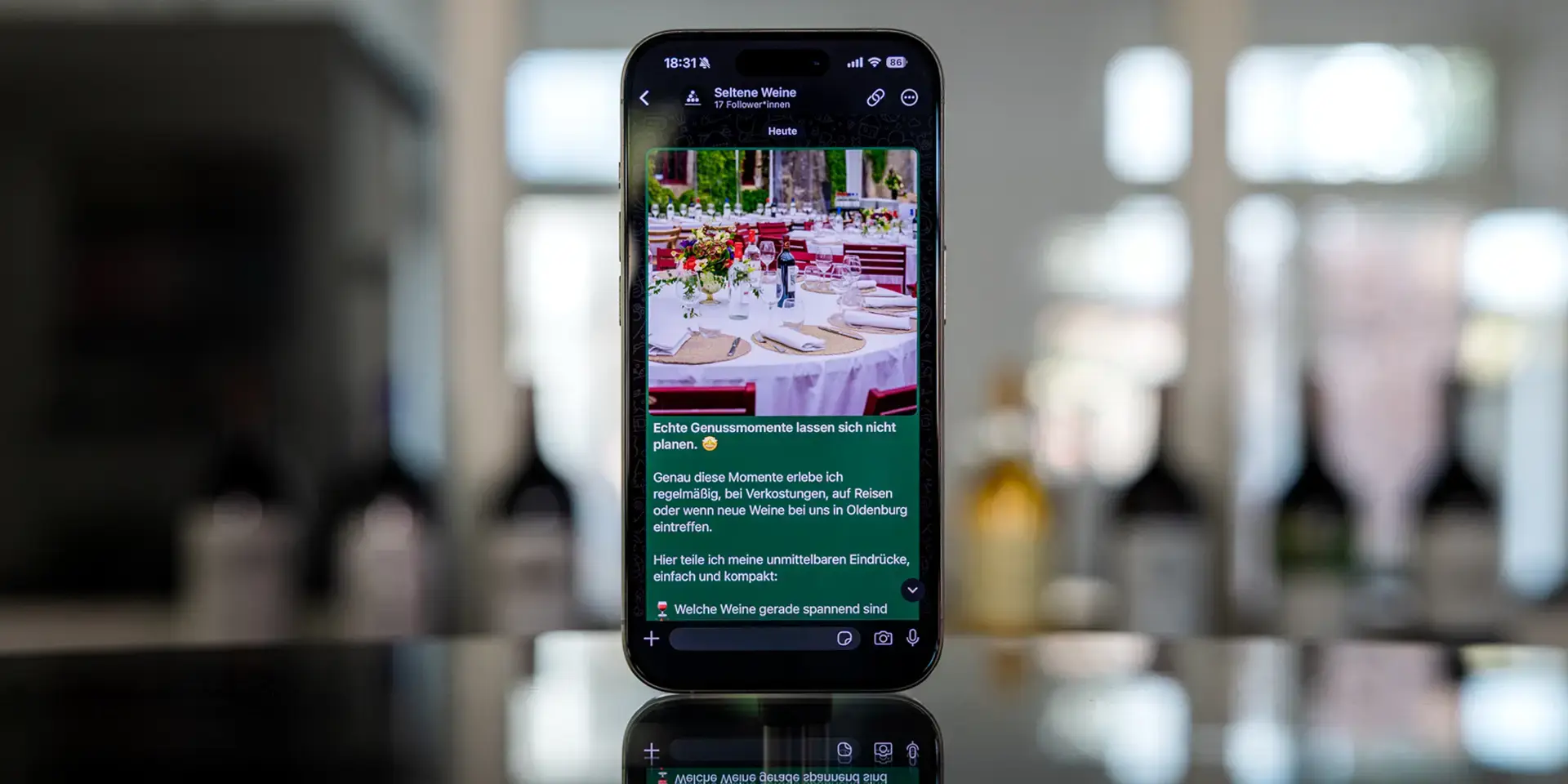 Seltene Weine - WhatsApp Kanal - Impression 1