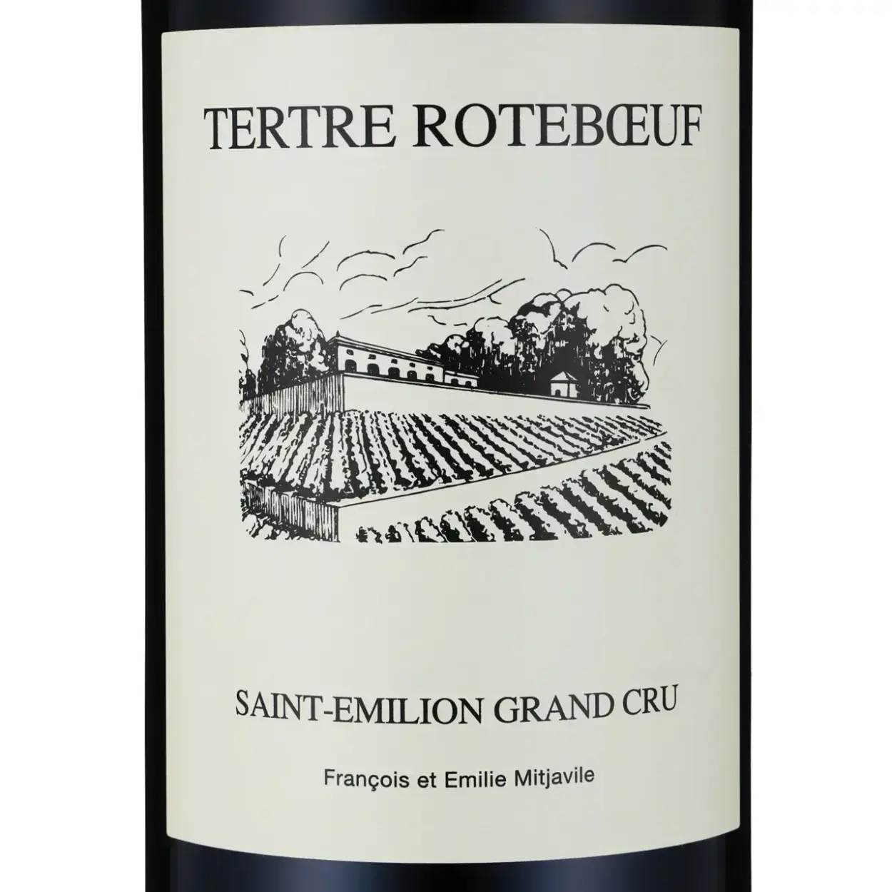 Château Tertre Roteboeuf - Rotwein - Etikett