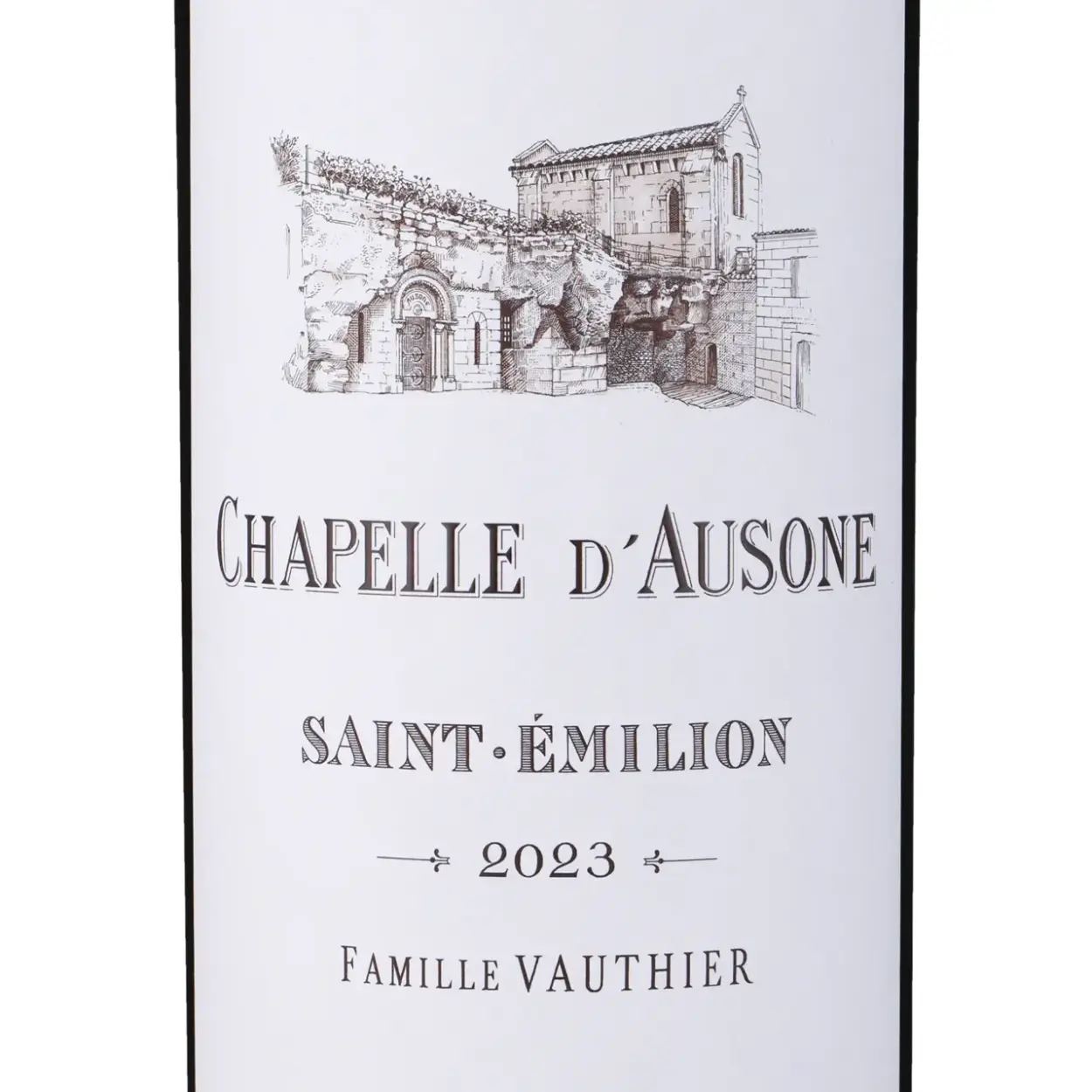 La Chapelle d'Ausone 2023 - Rotwein - Etikett
