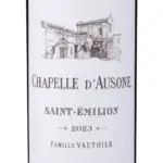 La Chapelle d'Ausone 2023 - Rotwein - Etikett
