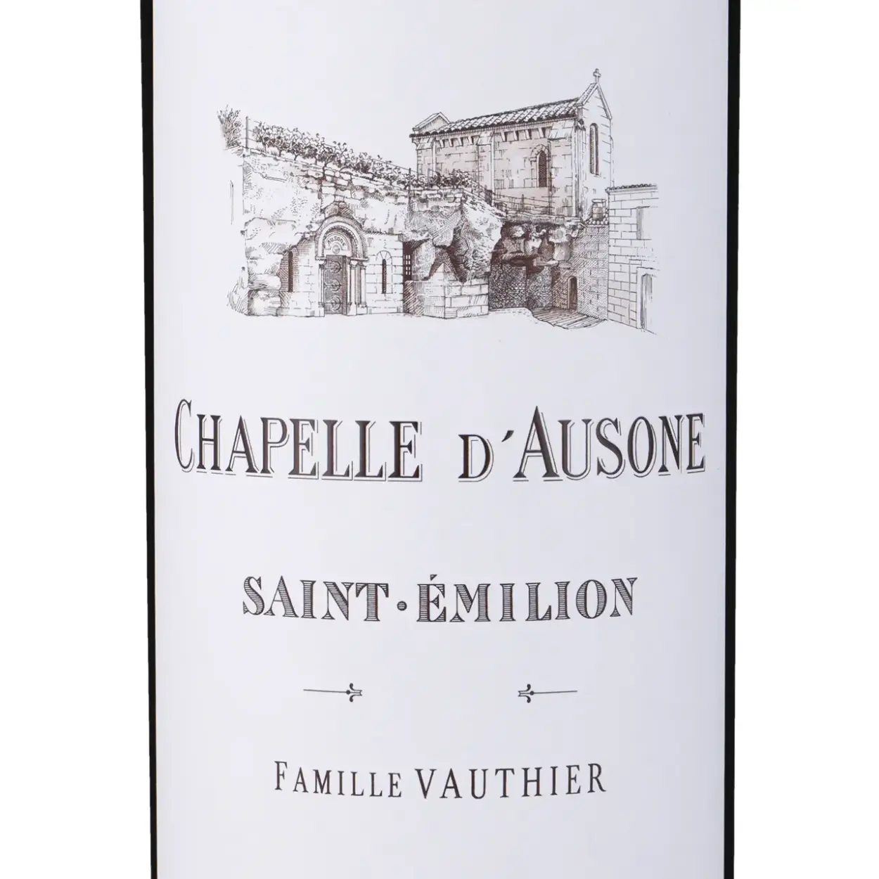 La Chapelle d'Ausone - Rotwein - Etikett