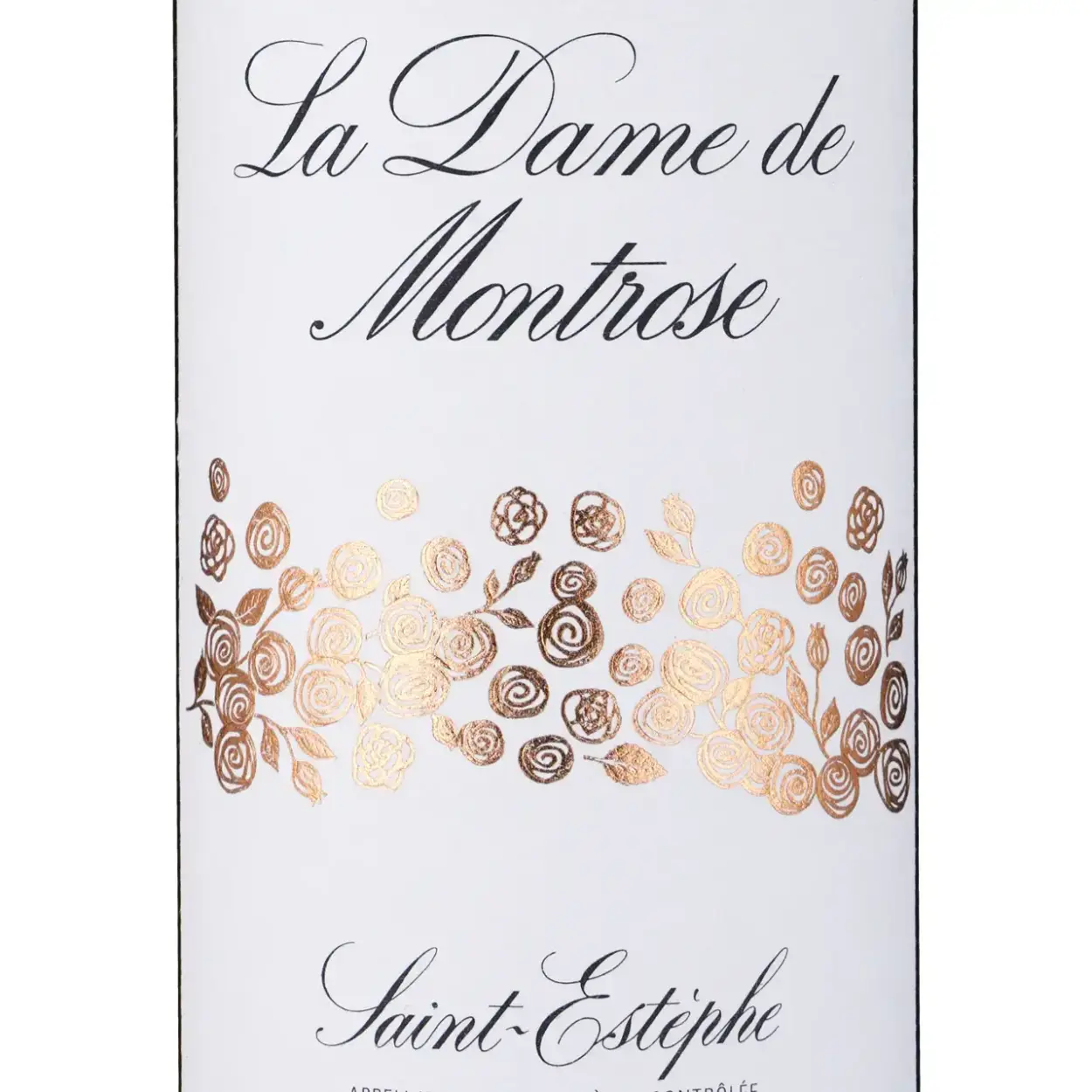 La Dame de Montrose - Rotwein - Etikett