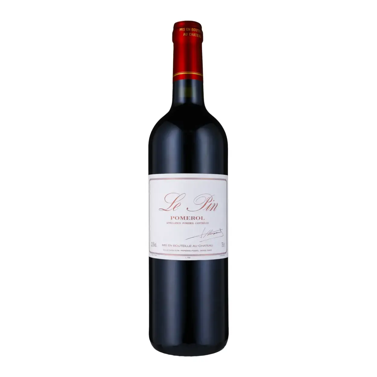 Le Pin - Rotwein - Vorderseite