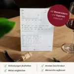 Seltene Weine - Wine Tasting - Notizblock für Weinverkostungen 2